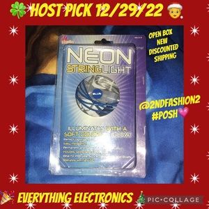 54 studio neon string light blue for car New